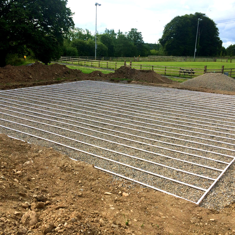 Percolation areas and finishing works Bio Pure Tech Ltd